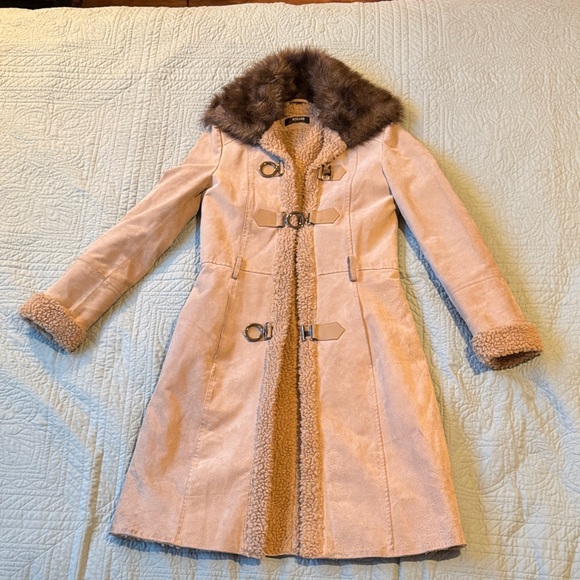 Vintage Morgan shearling coat, fur.